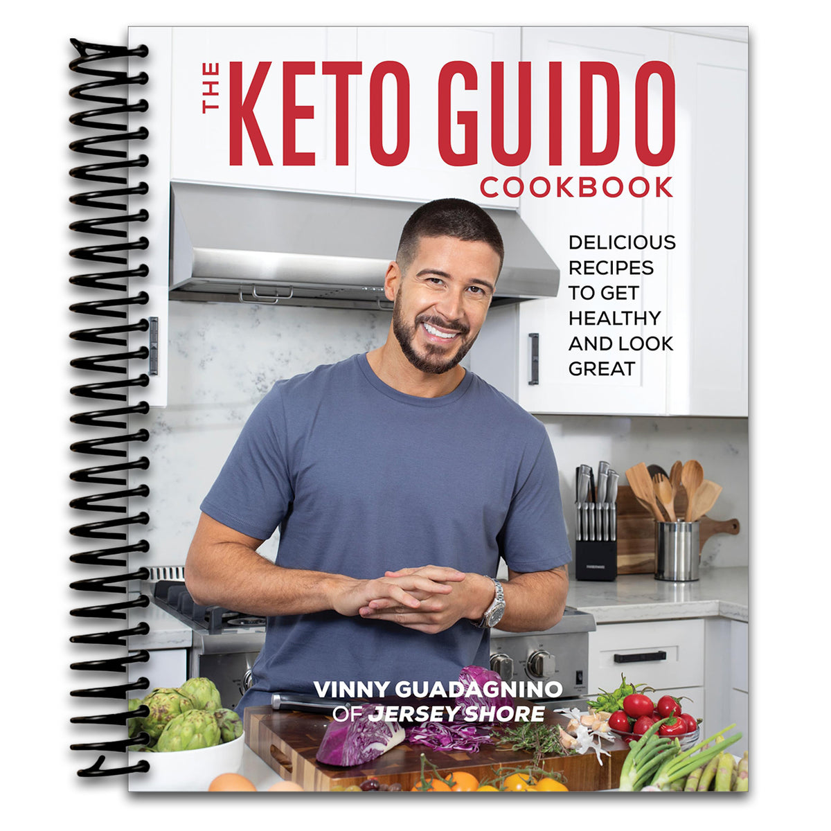 The Keto Guido Cookbook: Delicious Recipes to Get Healthy and Look Great (Spiral bound) Happy Coil spiral bound book