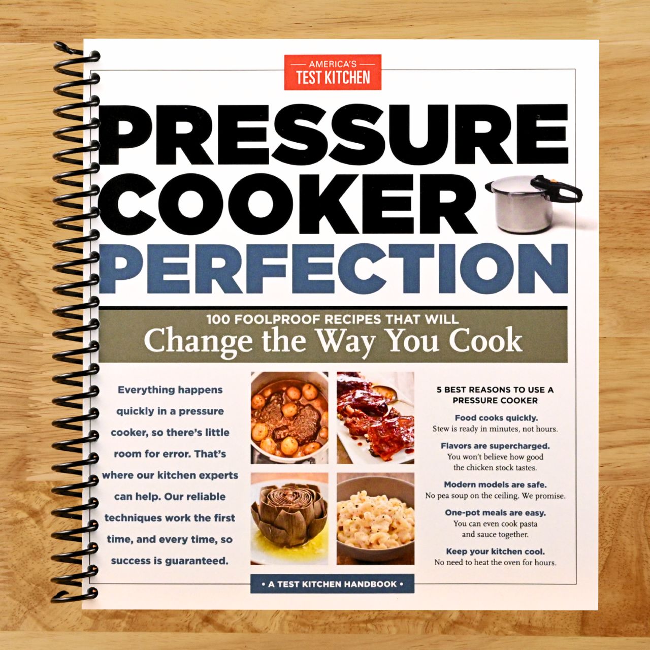 Pressure Cooker Perfection: 100 Foolproof Recipes That Will Change the Way You Cook (Spiral bound) Happy Coil spiral bound book