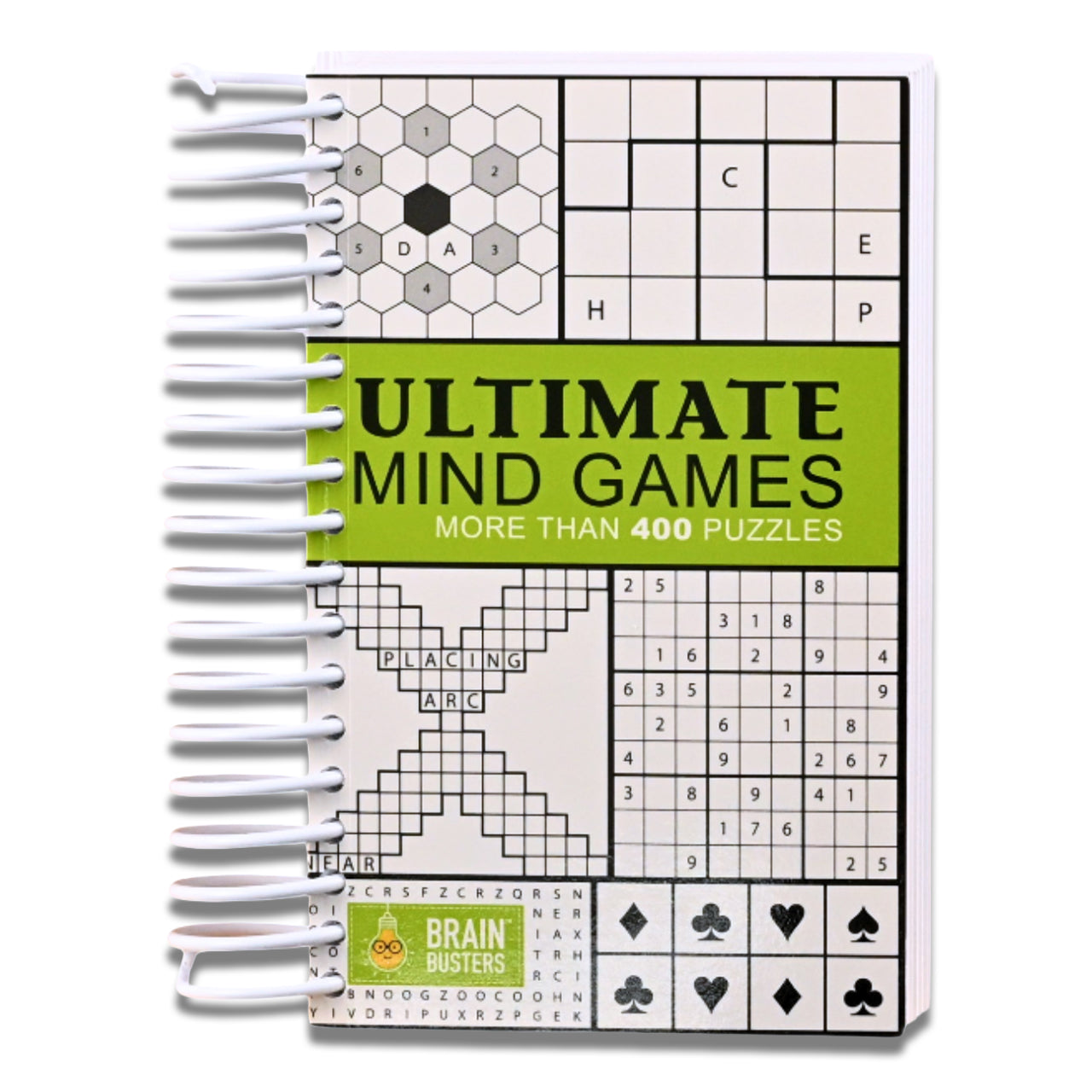 Ultimate Mind Games: With Over 400 Puzzles (Brain Busters) (Spiral bound) Happy Coil spiral bound book