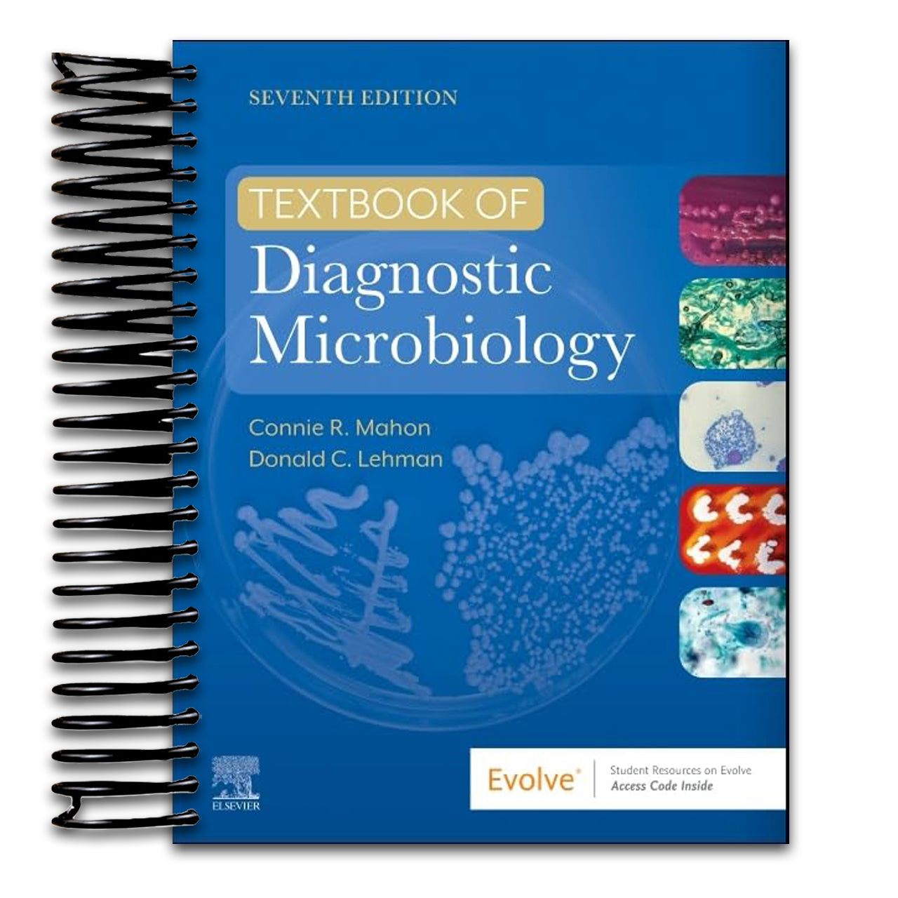 Textbook of Diagnostic Microbiology (Spiral bound) Happy Coil spiral bound book