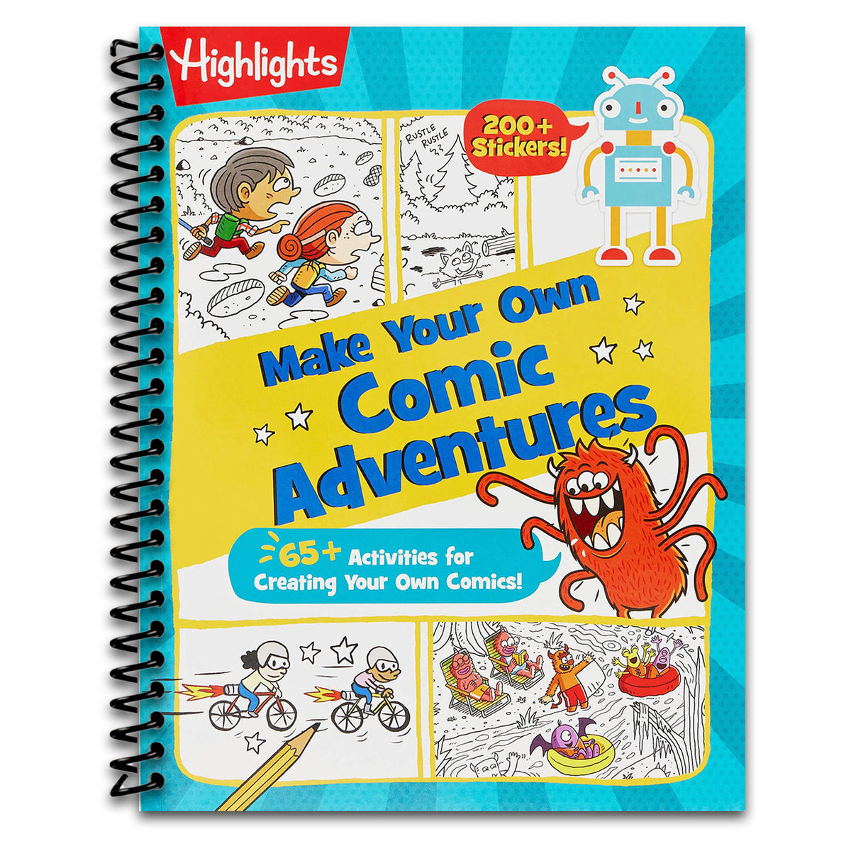 Make Your Own Comic Adventures (Spiral bound) Happy Coil spiral bound book