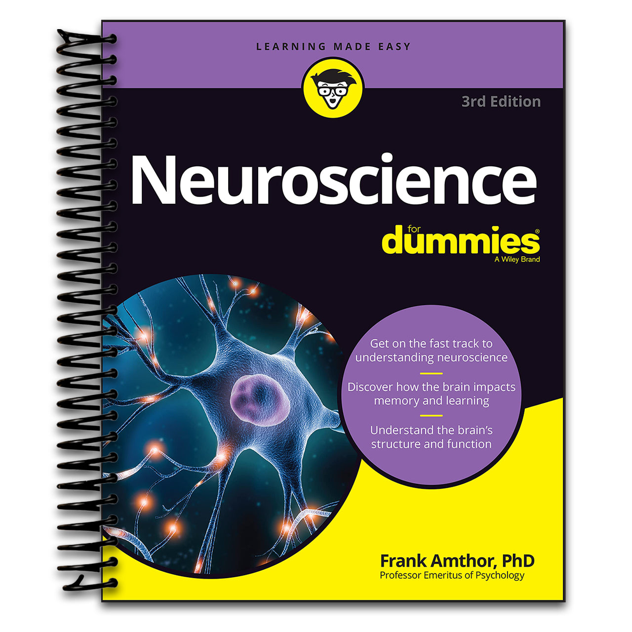 Neuroscience For Dummies (Spiral bound) Happy Coil spiral bound book