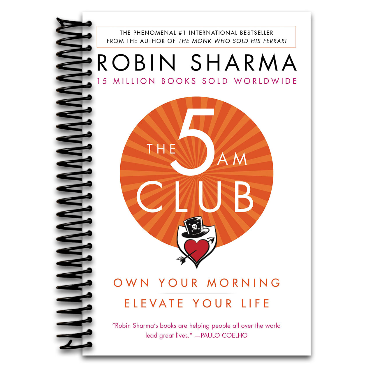 The 5AM Club: Own Your Morning. Elevate Your Life. (Spiral bound) Happy Coil spiral bound book