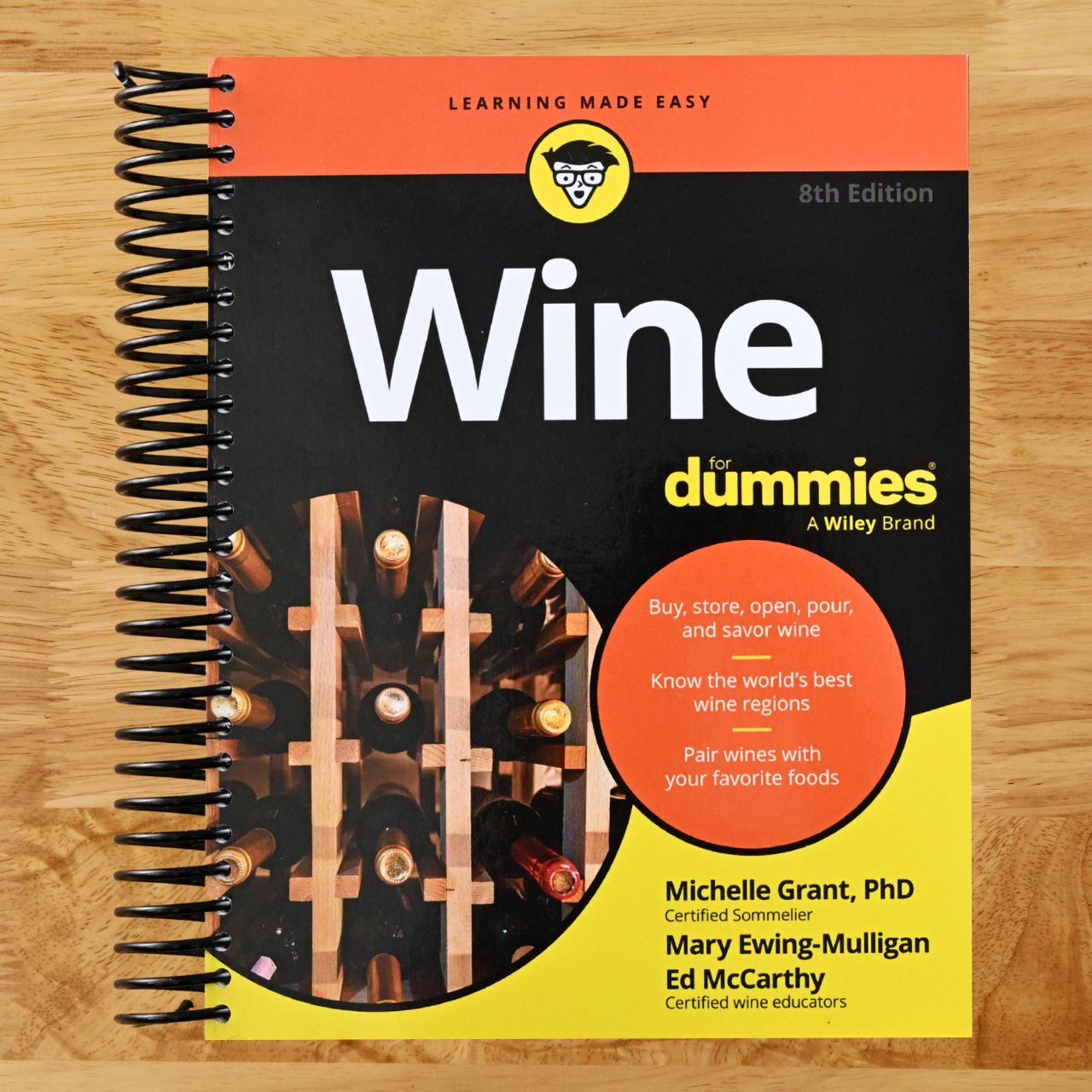 Wine For Dummies (For Dummies: Learning Made Easy) (Spiral bound) Happy Coil spiral bound book