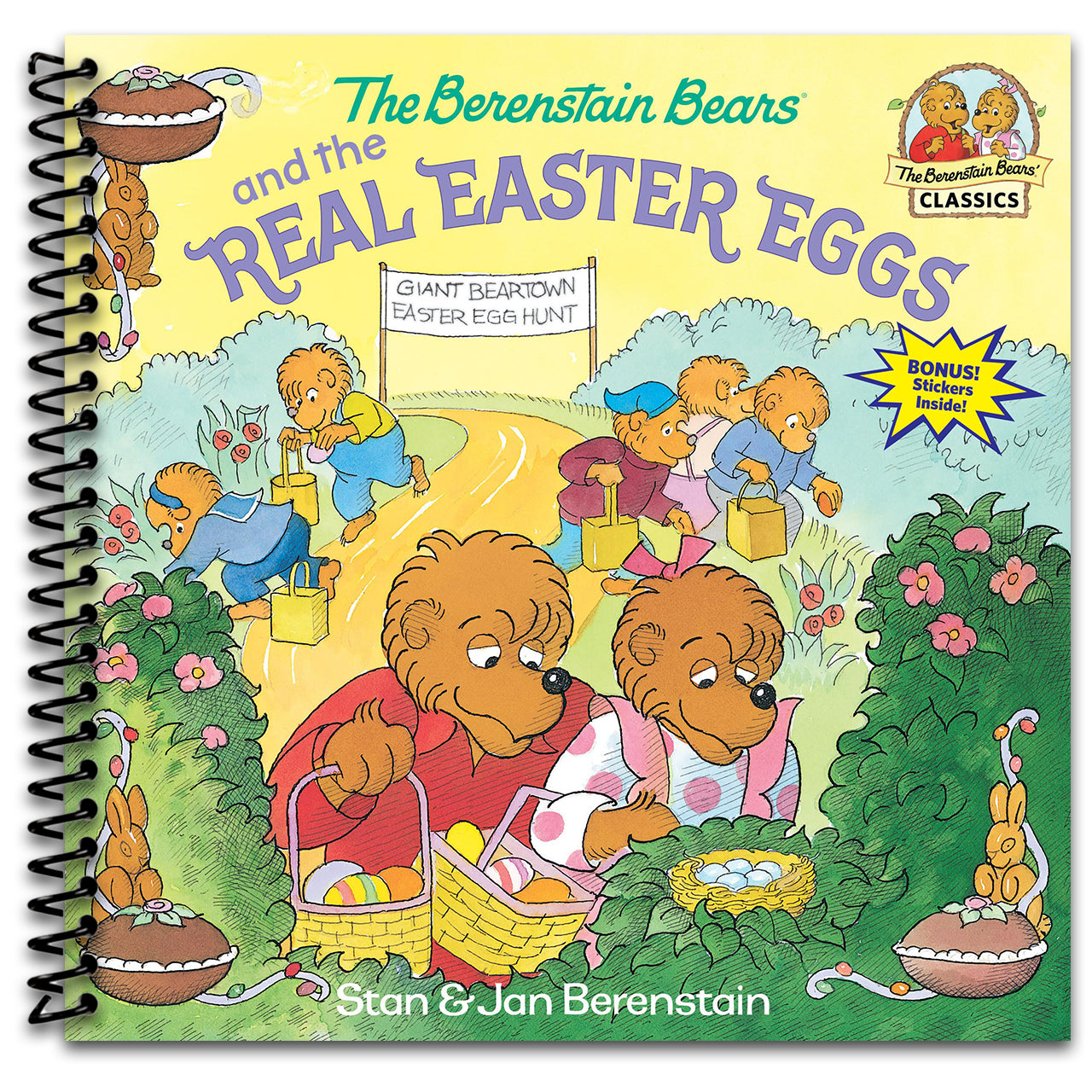 The Berenstain Bears and the Real Easter Eggs (Spiral bound)