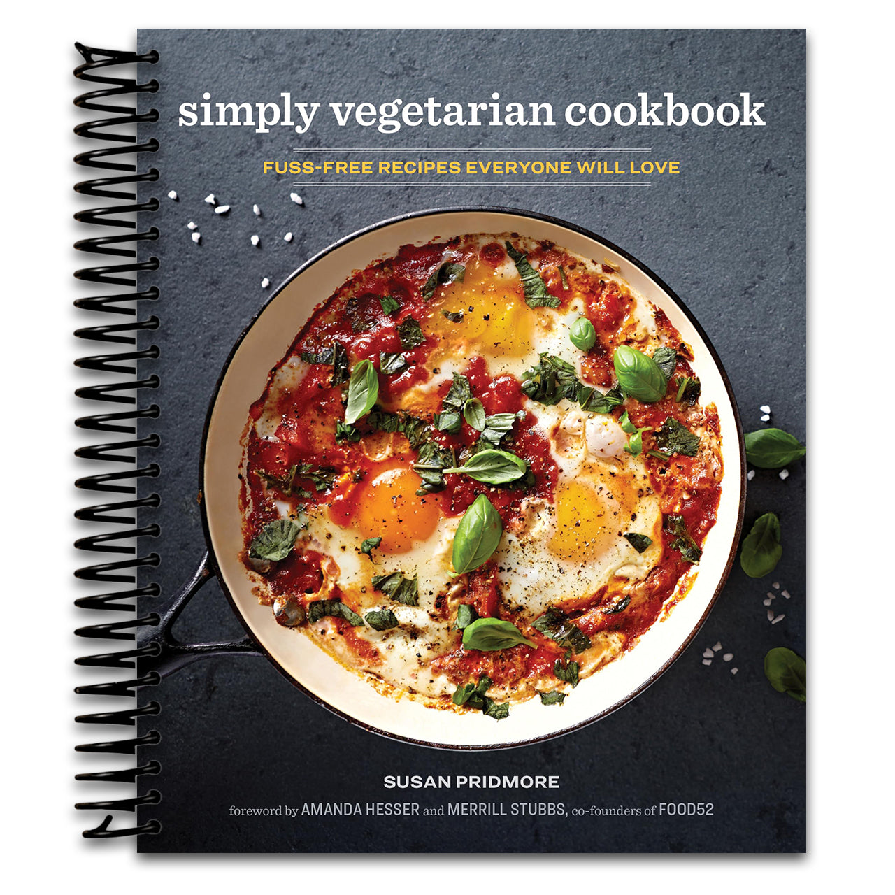 The Simply Vegetarian Cookbook: Fuss-Free Recipes Everyone Will Love (Spiral bound) Happy Coil spiral bound book