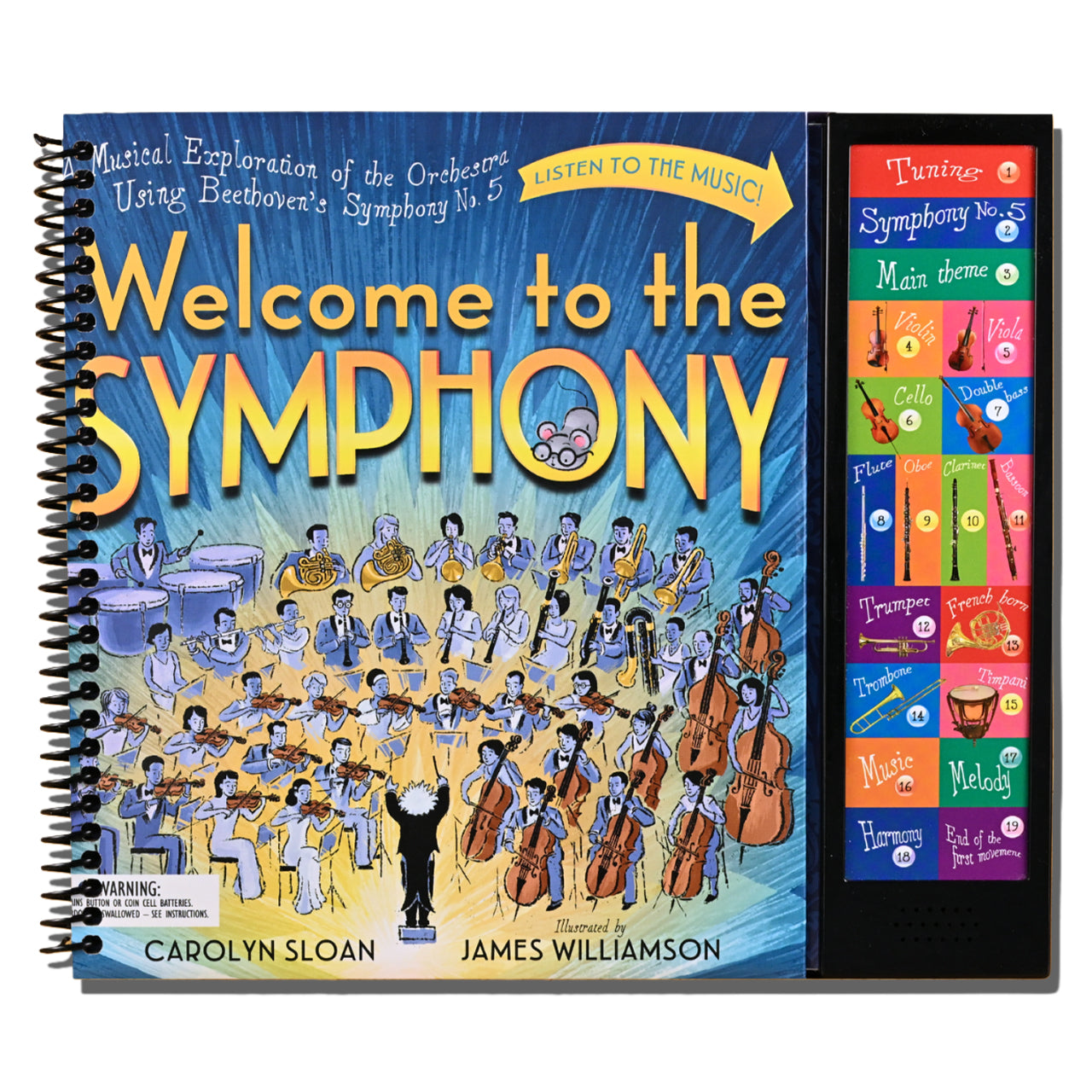 Welcome to the Symphony: A Musical Exploration of the Orchestra Using Beethoven's Symphony No. 5 (Spiral bound)
