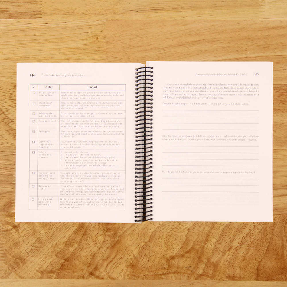 The Borderline Personality Disorder Workbook: An Integrative Program to Understand and Manage Your BPD (A New Harbinger Self-Help Workbook)