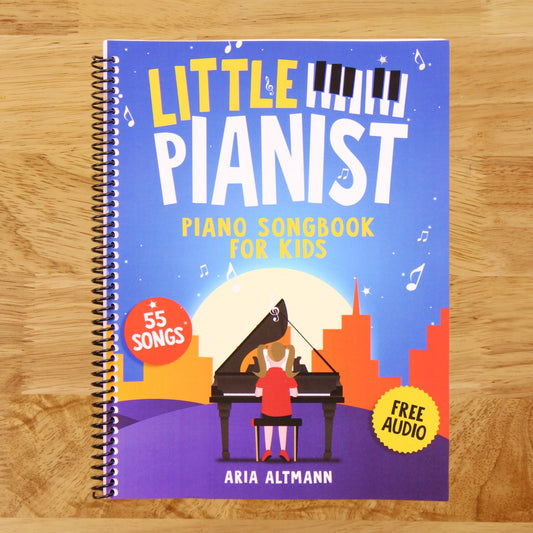 Little Pianist. Piano Songbook for Kids: Beginner Piano Sheet Music for Children with 55 Songs (+ Free Audio) (#1 in Series)