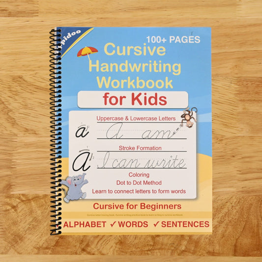 Cursive Handwriting Workbook For Kids: Cursive for beginners workbook. Cursive letter tracing book. Cursive writing practice book to learn writing in cursive