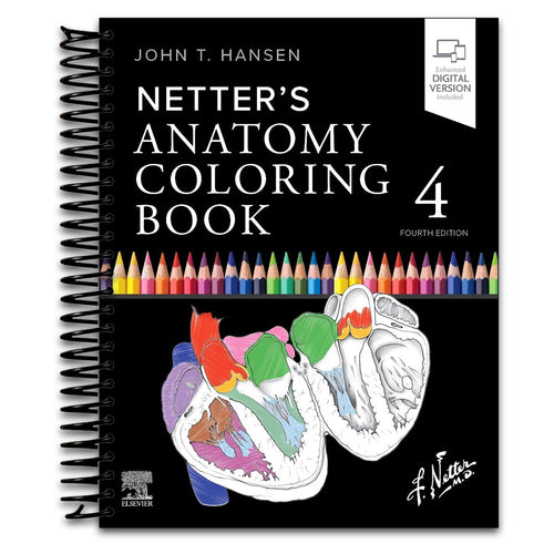 Netter's Anatomy Coloring Book (Surgical Pathology: A Case Based Approach to Diagnosis) 4th Edition