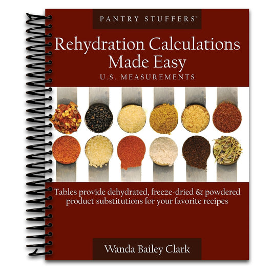 Pantry Stuffers Rehydration Calculations Made Easy: U.S. Measurements / Pantry Stuffers Rehydration Calculations Made Easy: Metric Measurements