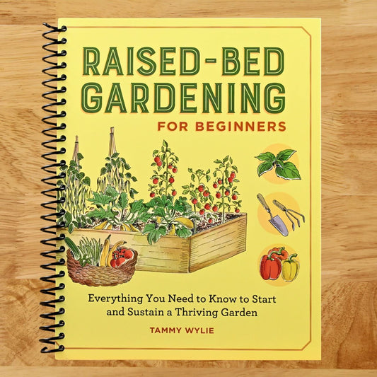 Raised-Bed Gardening for Beginners: Your Guide to Growing Sustainability and Self-Sufficiency   (Spiral bound)