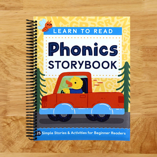 Learn to Read: Phonics Storybook: 25 Simple Stories & Activities for Beginner Readers