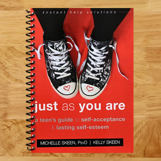 Just As You Are: A Teen’s Guide to Self-Acceptance and Lasting Self-Esteem (The Instant Help Solutions Series) (Spiral bound) Happy Coil spiral bound book