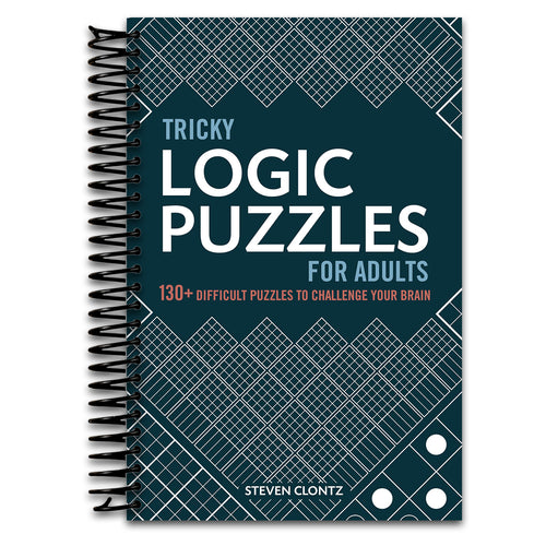 Tricky Logic Puzzles for Adults: 130+ Difficult Puzzles to Challenge Your Brain (Spiral bound) Happy Coil spiral bound book