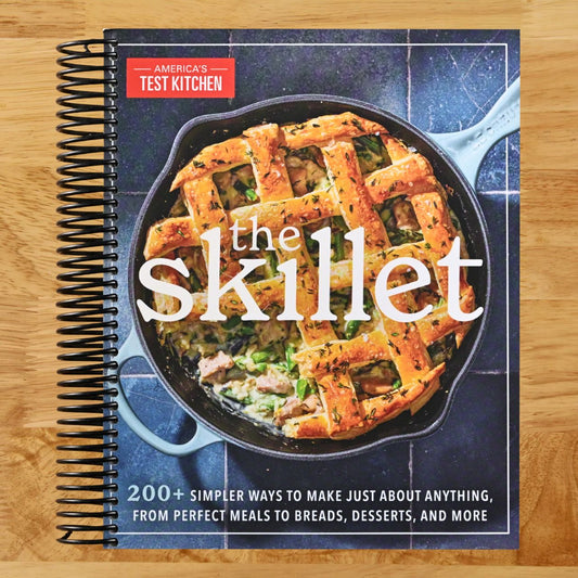 The Skillet: 200+ Simpler Ways to Make Just About Anything, From Perfect Meals to Breads, Desserts, and More (Spiral bound) Happy Coil spiral bound book