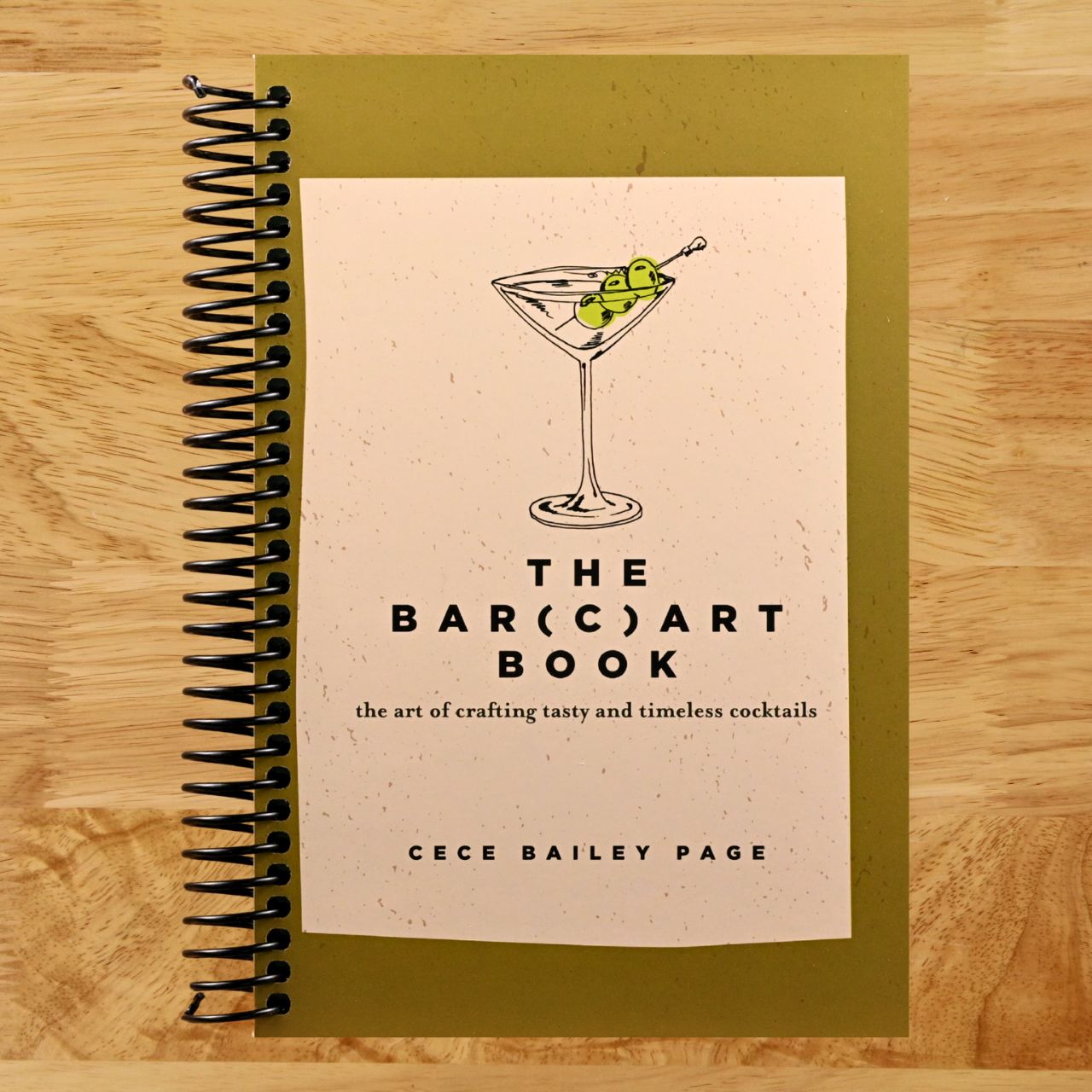 The Bar Cart Book: The Art of Crafting Tasty and Timeless Cocktails (Spiral bound) Happy Coil spiral bound book
