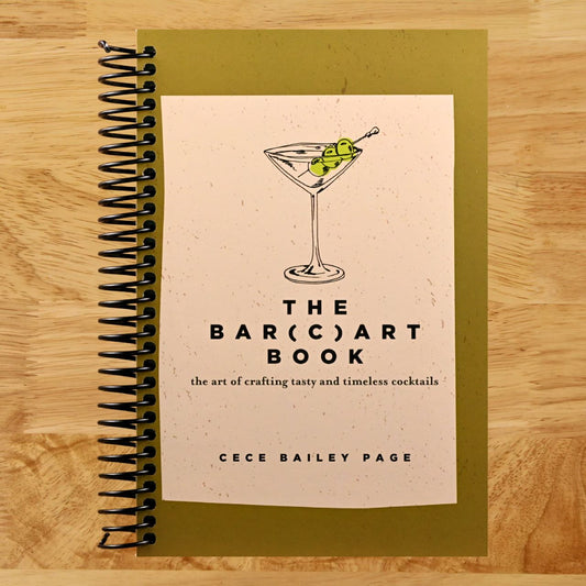 The Bar Cart Book: The Art of Crafting Tasty and Timeless Cocktails (Spiral bound) Happy Coil spiral bound book