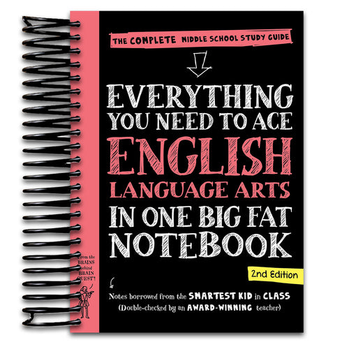 Everything You Need to Ace English Language Arts in One Big Fat Notebook, 2nd Edition: The Complete Middle School Study Guide (Spiral bound) Happy Coil spiral bound book