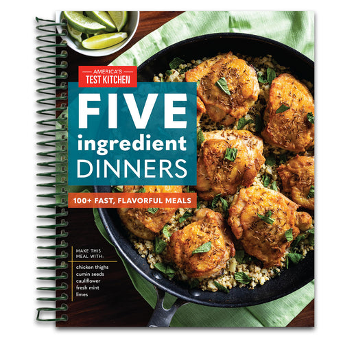 Five-Ingredient Dinners: 100+ Fast, Flavorful Meals   (Spiral bound)