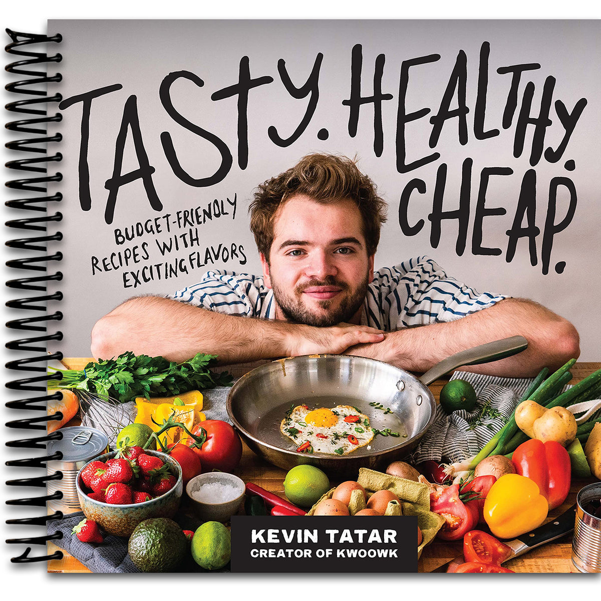 Tasty. Healthy. Cheap.: Budget-Friendly Recipes with Exciting Flavors (Spiral bound) Happy Coil spiral bound book