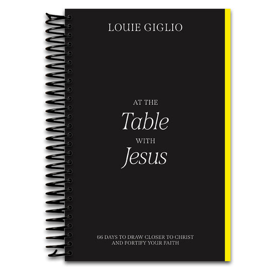 At the Table with Jesus: 66 Days to Draw Closer to Christ and Fortify Your Faith   (Spiral bound)