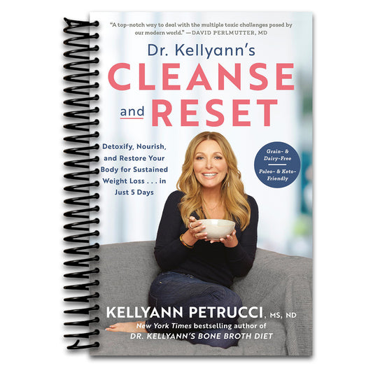 Dr. Kellyann's Cleanse and Reset: Detoxify, Nourish, and Restore Your Body for Sustained Weight Loss...in Just 5 Days   (Spiral bound)