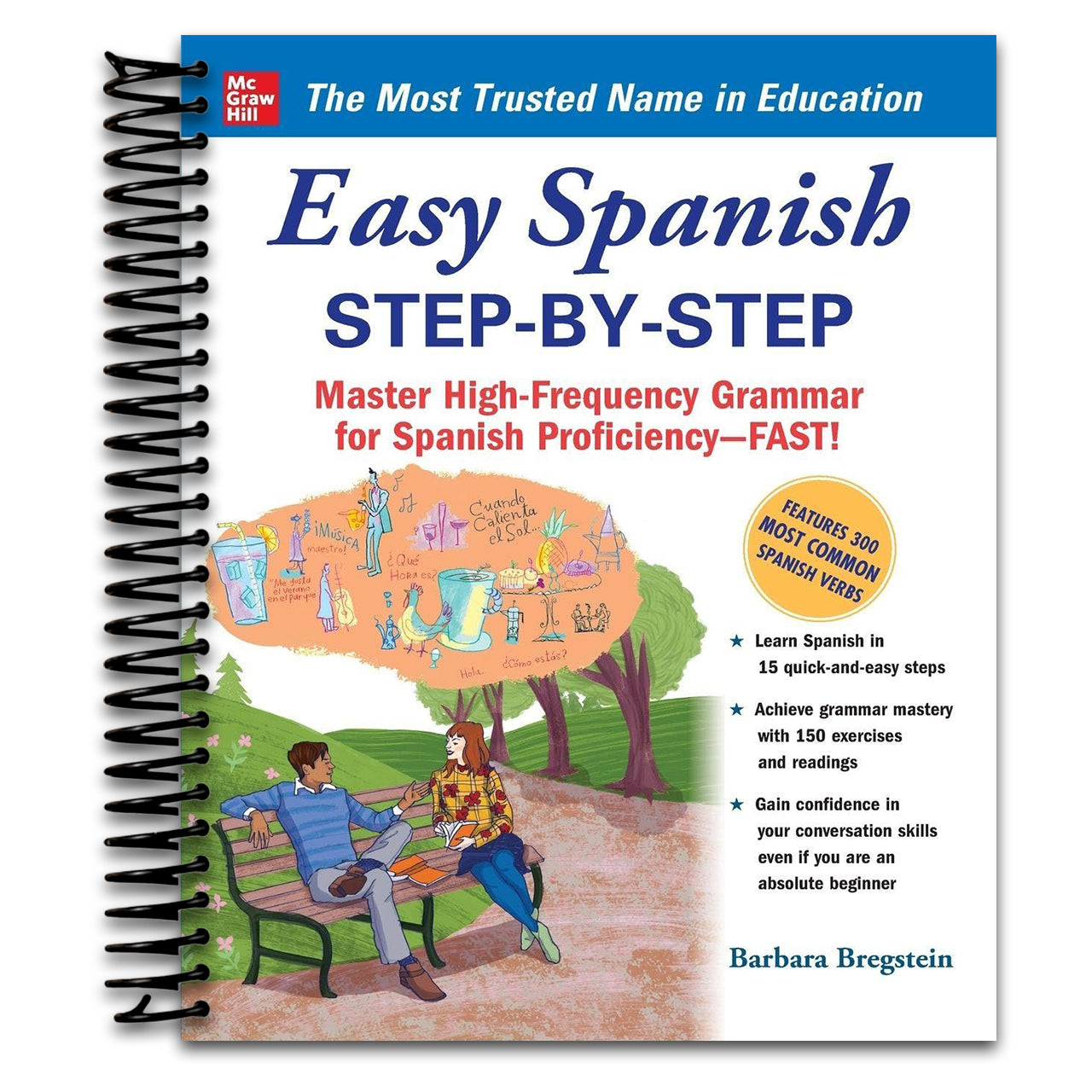 Easy Spanish Step-By-Step   (Spiral bound)