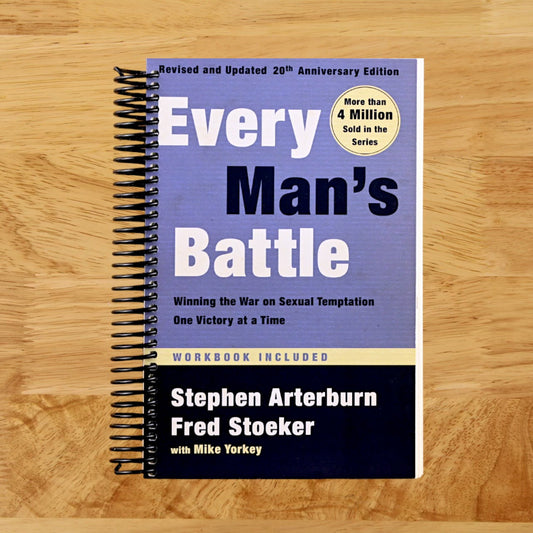 Every Man's Battle, Revised and Updated 20th Anniversary Edition: Winning the War on Sexual Temptation One Victory at a Time (Spiral bound) Happy Coil spiral bound book