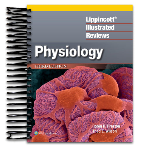 Lippincott® Illustrated Reviews: Physiology (Lippincott Illustrated Reviews Series) (Spiral bound) Happy Coil spiral bound book