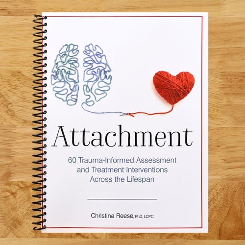 Attachment: 60 Trauma-Informed Assessment and Treatment Interventions Across the Lifespan (Spiral bound) Happy Coil spiral bound book