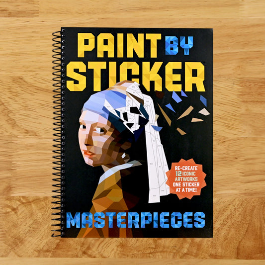 Paint by Sticker (Official): Masterpieces: Re-create 12 Iconic Artworks One Sticker at a Time!