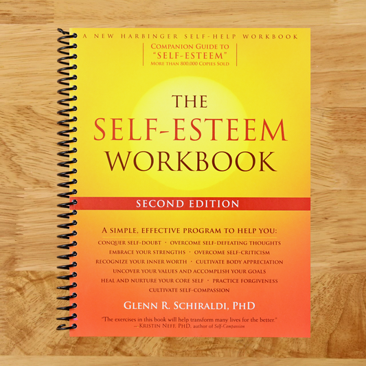 The Self-Esteem Workbook (Spiral bound) Happy Coil spiral bound book