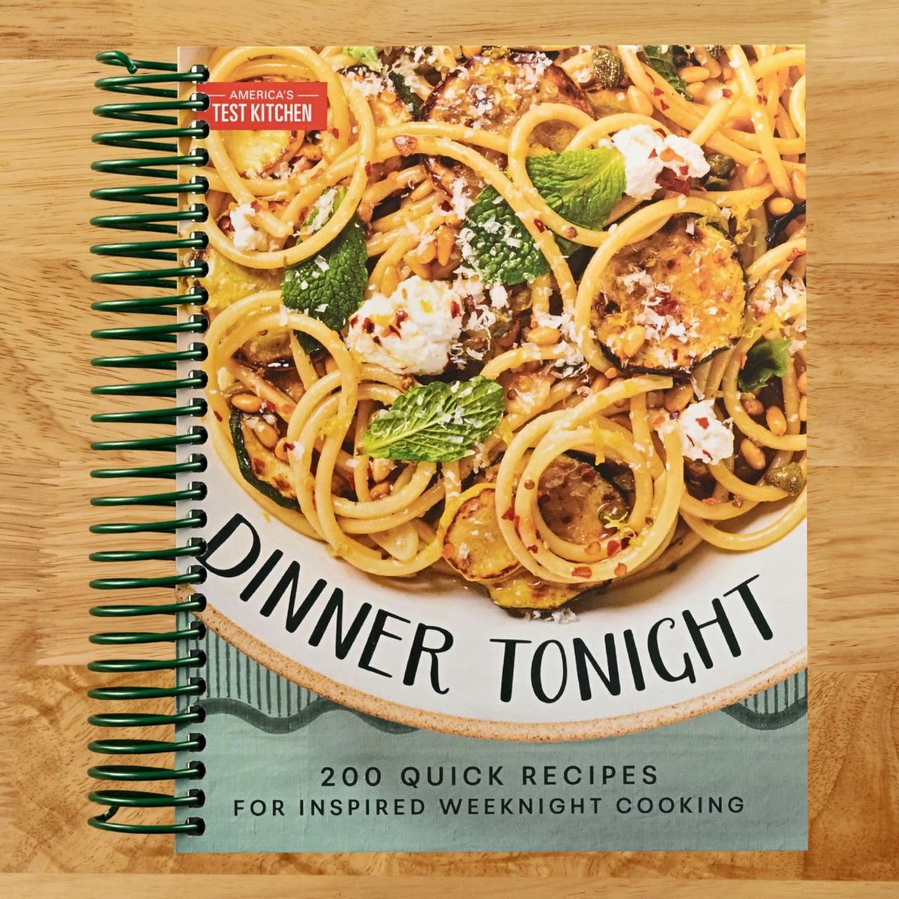 Dinner Tonight: 200 Quick Recipes for Inspired Weeknight Cooking (Spiral bound) Happy Coil spiral bound book