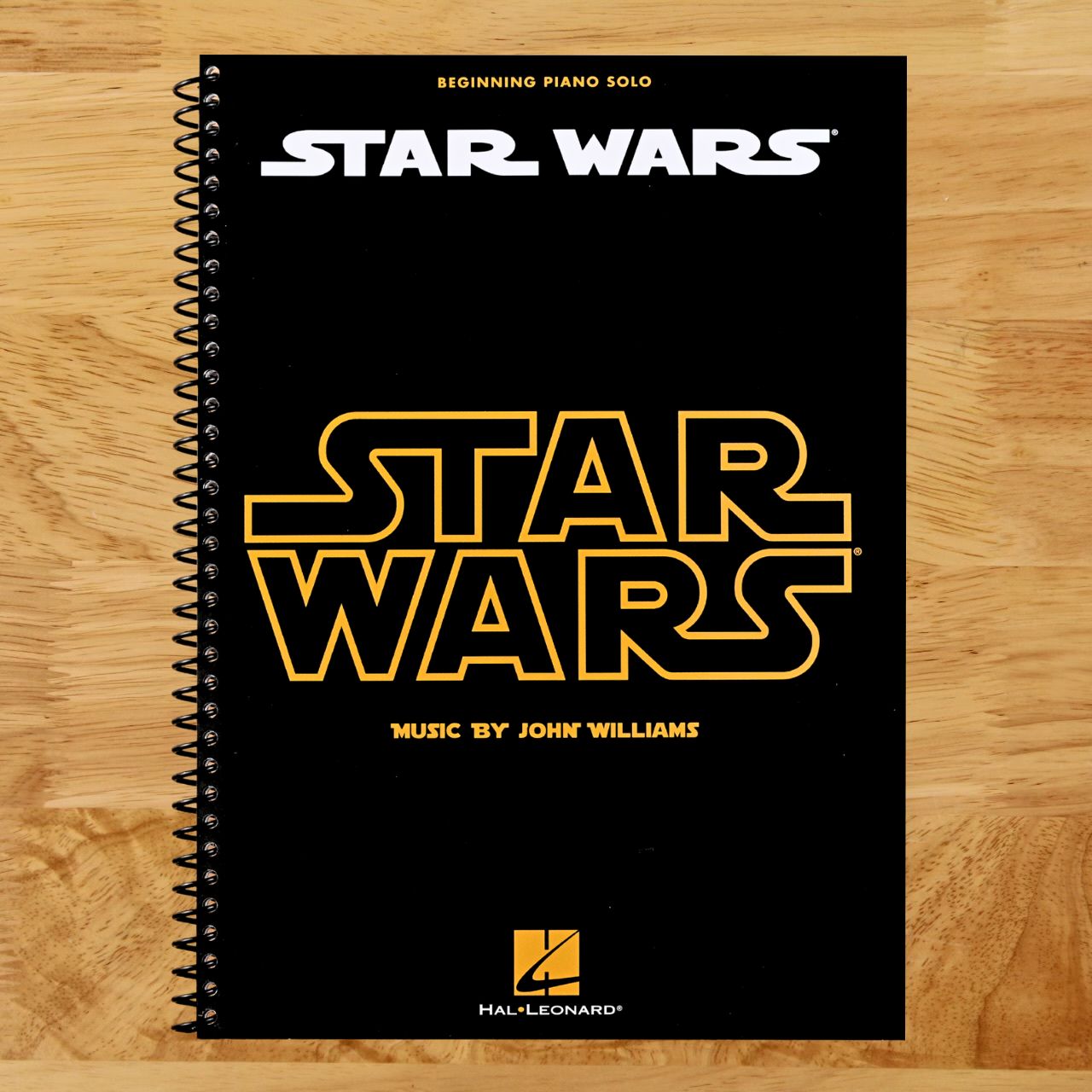 Star Wars - Beginning Piano Solo | Easy Piano Sheet Music Book for Fans and Students | 10 Iconic Movie Themes for Beginner Piano Player | Fun Learning Songbook for Lessons and Practice (Spiral bound) Happy Coil spiral bound book