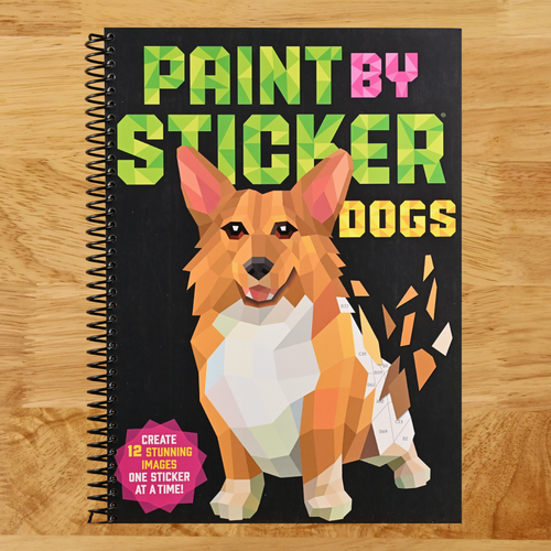 Paint by Sticker (Official): Dogs: Create 12 Stunning Images One Sticker at a Time!   (Spiral bound)