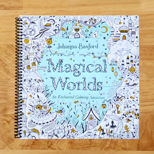 Magical Worlds: An Enchanted Coloring Adventure