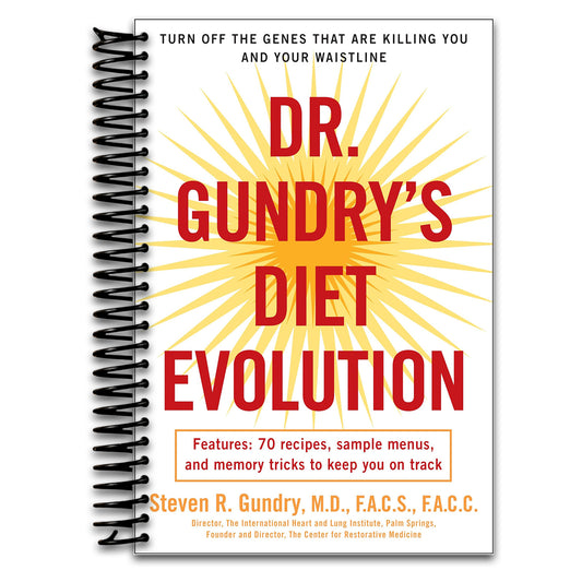 Dr. Gundry's Diet Evolution: Turn Off the Genes That Are Killing You and Your Waistline   (Spiral bound)