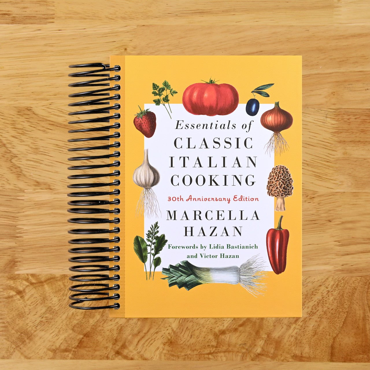 Essentials of Classic Italian Cooking: 30th Anniversary Edition: A Cookbook (Spiral bound) Happy Coil spiral bound book