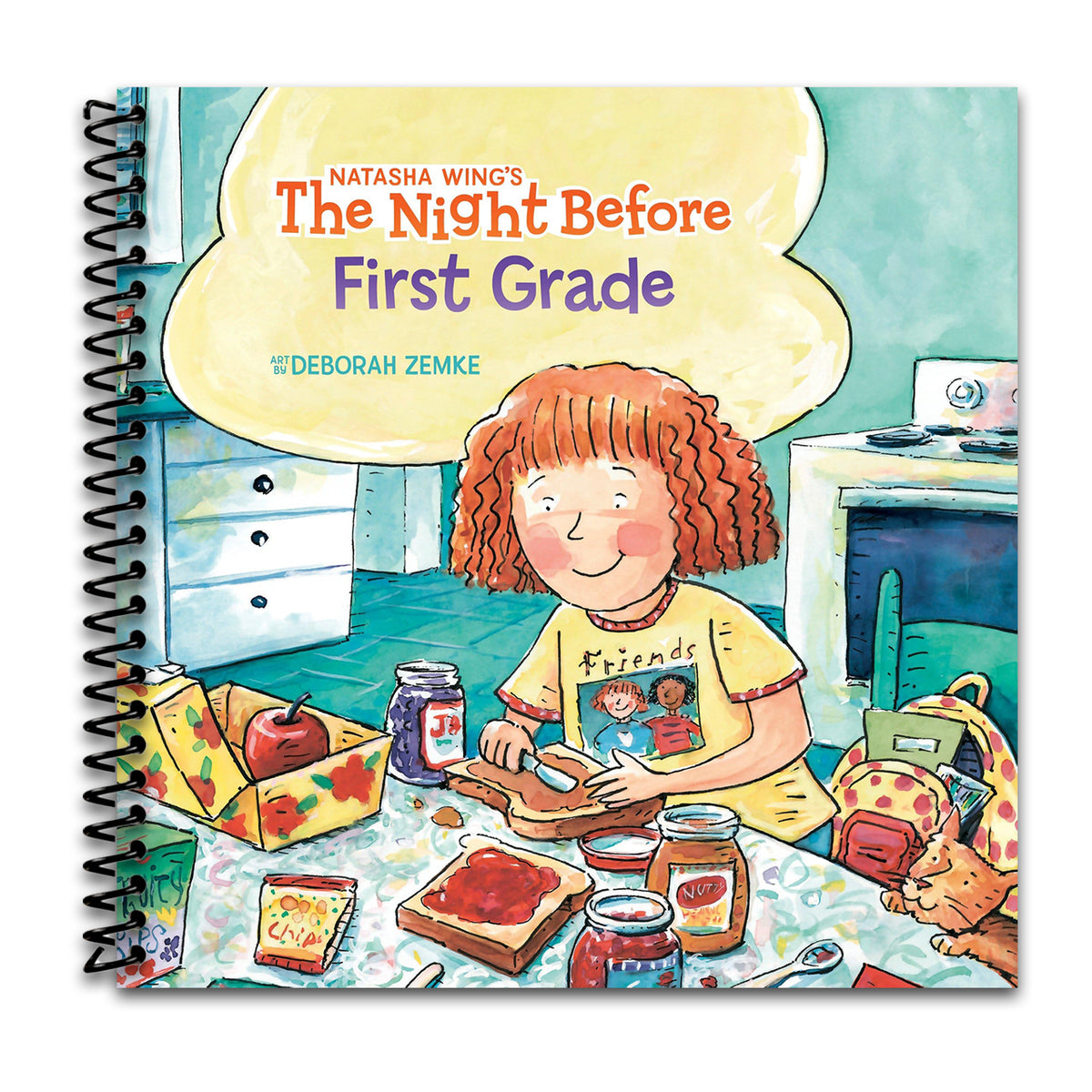 The Night Before First Grade (Spiral bound) Happy Coil spiral bound book