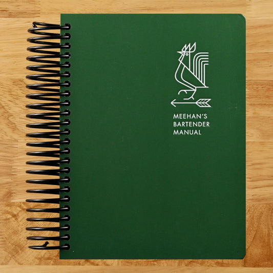 Meehan's Bartender Manual: [A Cocktail Reference and Recipe Book] (Spiral bound) Happy Coil spiral bound book