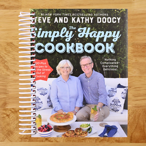 The Simply Happy Cookbook: 100-Plus Recipes to Take the Stress Out of Cooking – A New York Times Bestseller of Comfort Food and Family Favorites (The Happy Cookbook Series) (Spiral bound) Happy Coil spiral bound book