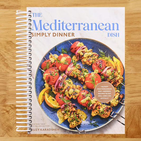 The Mediterranean Dish: Simply Dinner: 125 Easy Mediterranean Diet-Inspired Recipes to Eat Well and Live Joyfully: A Cookbook (Spiral bound) Happy Coil spiral bound book