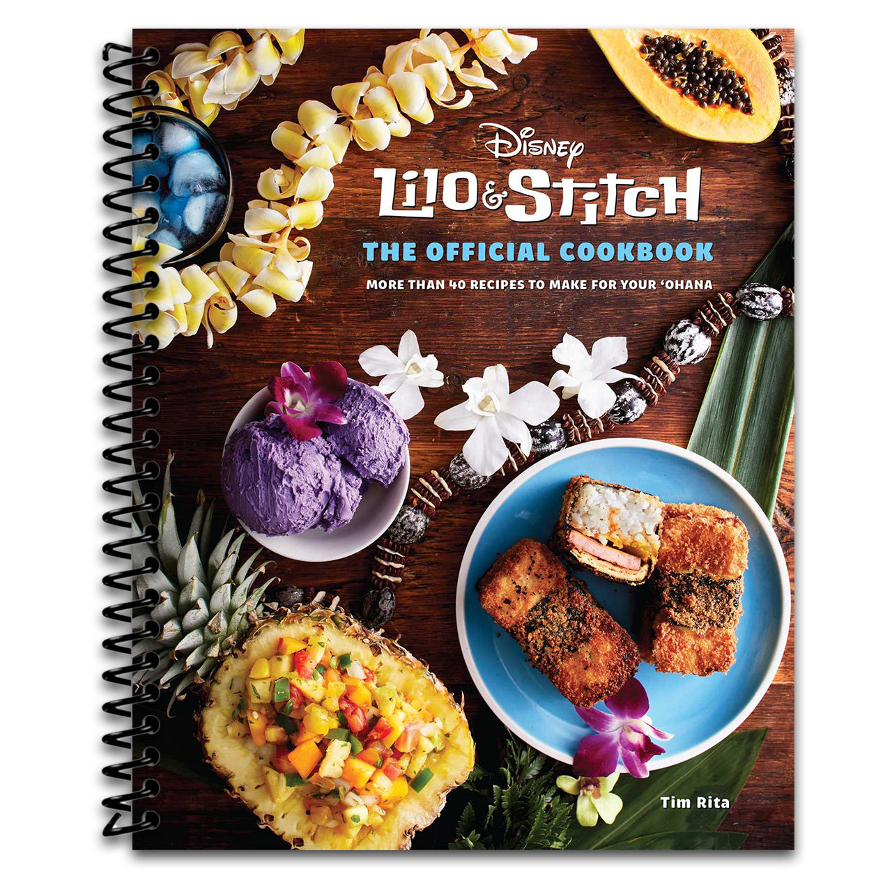 Lilo and Stitch: The Official Cookbook: 50 Recipes to Make for Your 'Ohana (Spiral bound) Happy Coil spiral bound book