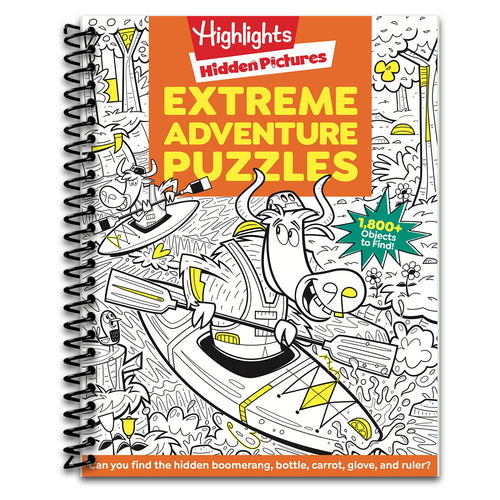 Extreme Adventure Puzzles (Highlights Hidden Pictures)   (Spiral bound)