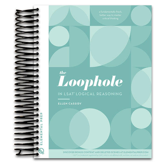 The Loophole in LSAT Logical Reasoning: A Splendidly Comprehensive LSAT Study Guide to Master LSAT Self-Study (Spiral bound) Happy Coil spiral bound book