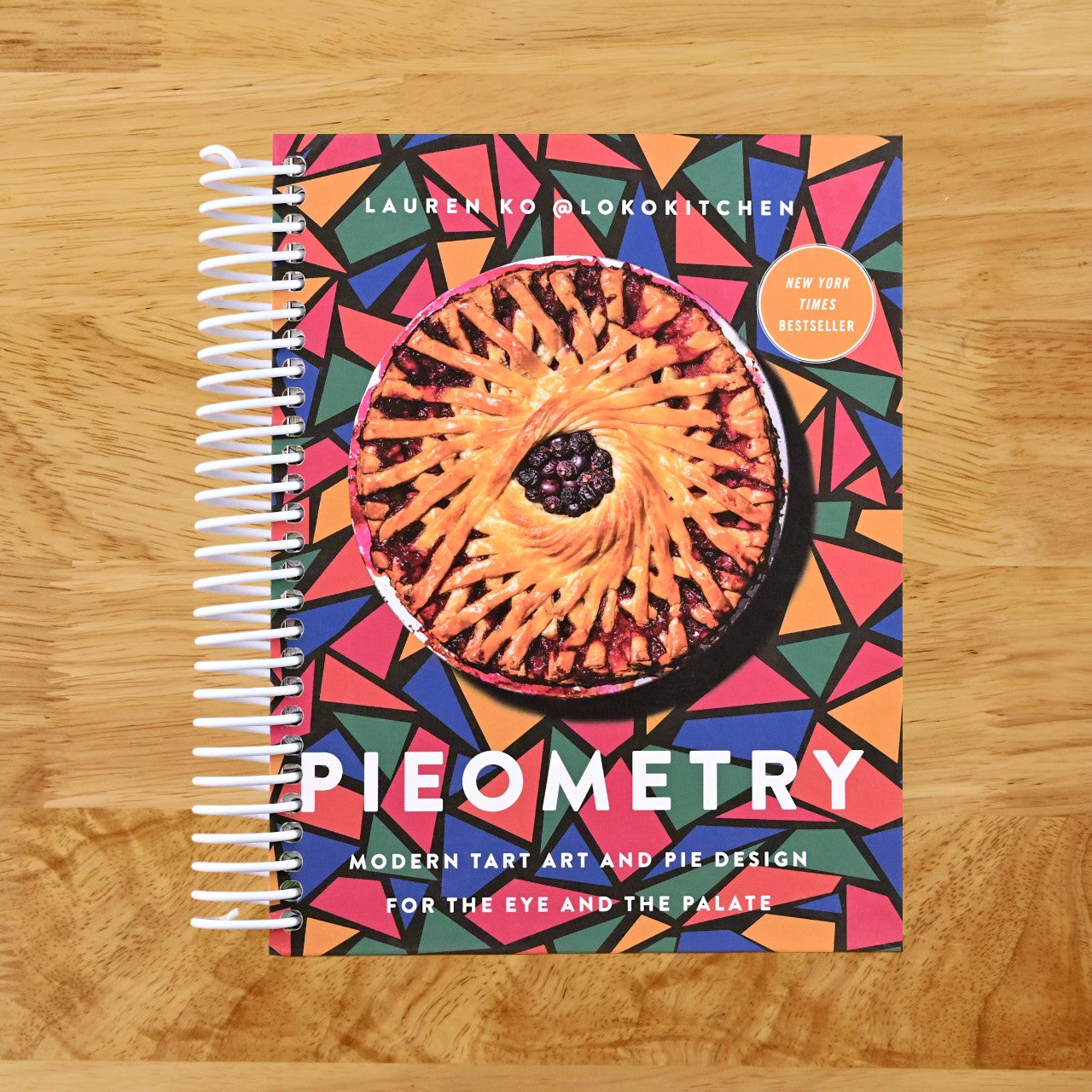 Pieometry: Modern Tart Art and Pie Design for the Eye and the Palate (Spiral bound) Happy Coil spiral bound book