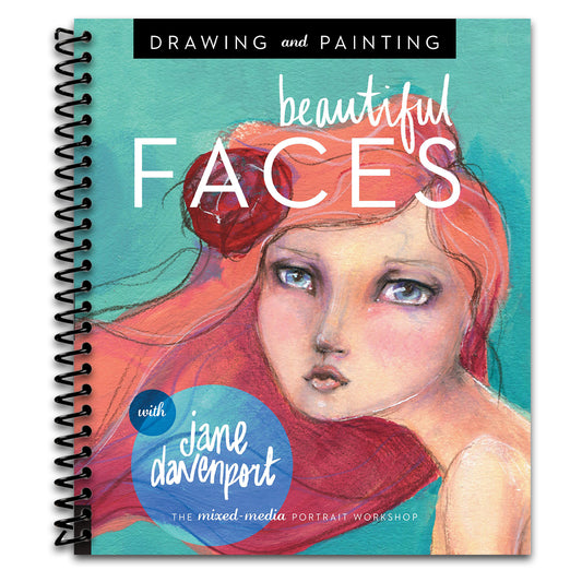 Drawing and Painting Beautiful Faces: A Mixed-Media Portrait Workshop (Spiral bound) Happy Coil spiral bound book
