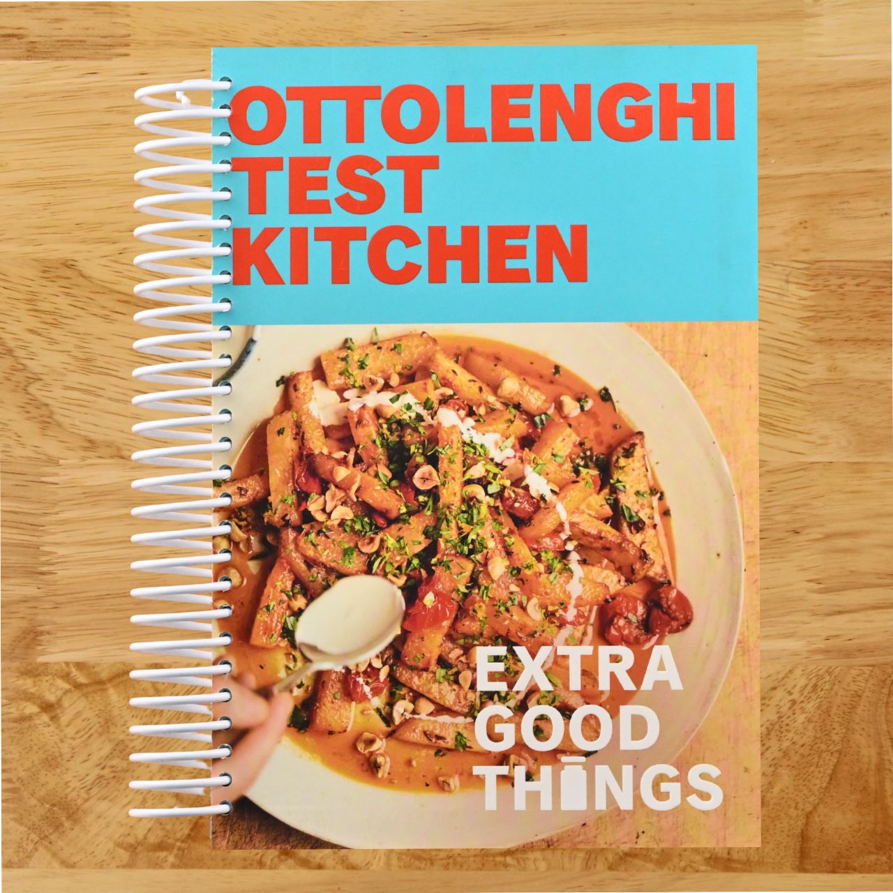 Ottolenghi Test Kitchen: Extra Good Things: Bold, vegetable-forward recipes plus homemade sauces, condiments, and more to build a flavor-packed pantry: A Cookbook (Spiral bound) Happy Coil spiral bound book